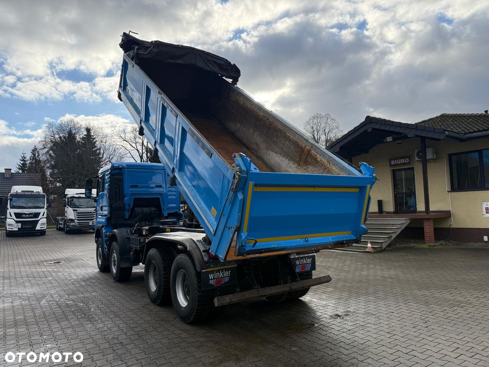 MAN 35.500 TGS wywrotka 8x6, 3-str. MEILLER, BORDMATIC, 283 t.km., TOP! - 14