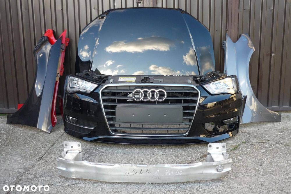 MASKA ZDERZAK GRILL BŁOTNIK LAMPA H7 XENON LED PAS AUDI A3 8V HATCHBACK - 3