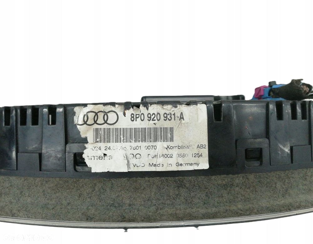 ZEGARY LICZNIK AUDI A3 8P 1.6 FSI 8P0920931A - 4