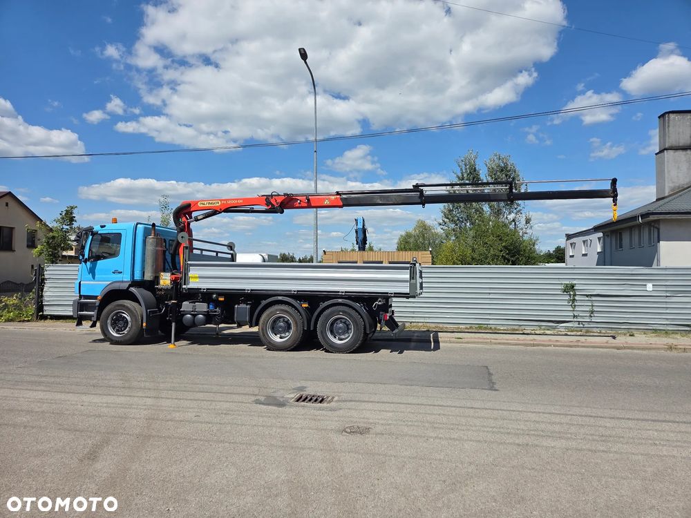 Mercedes-Benz AXOR 2633 // 6x4 330KM // PALFINGER PK12001 // 3 WYSUWY RADIOWY PILOT // NOWY KIPER WYWROTKA / NOWE OPONY - 10