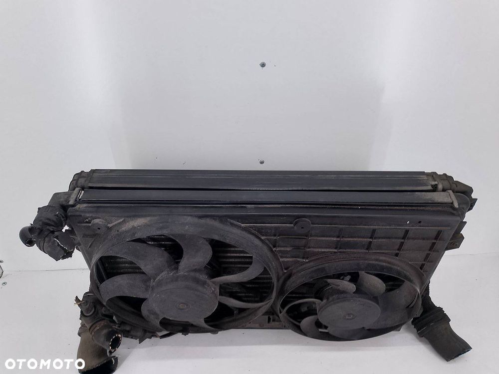 ZESTAW CHŁODNIC WODA INTERCOOLER WENTYLATOR VW PASSAT B6 1K0145803M 1.9 - 2