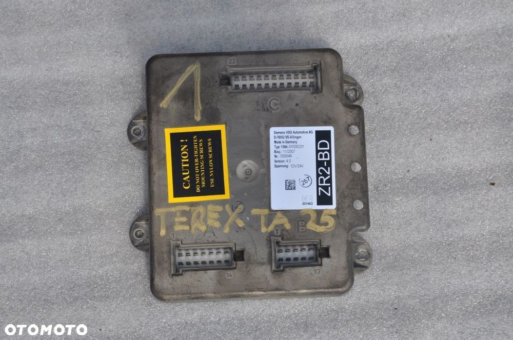KOMPUTER STEROWNIK TEREX TA 25 TA27  1364.01030201 - 1