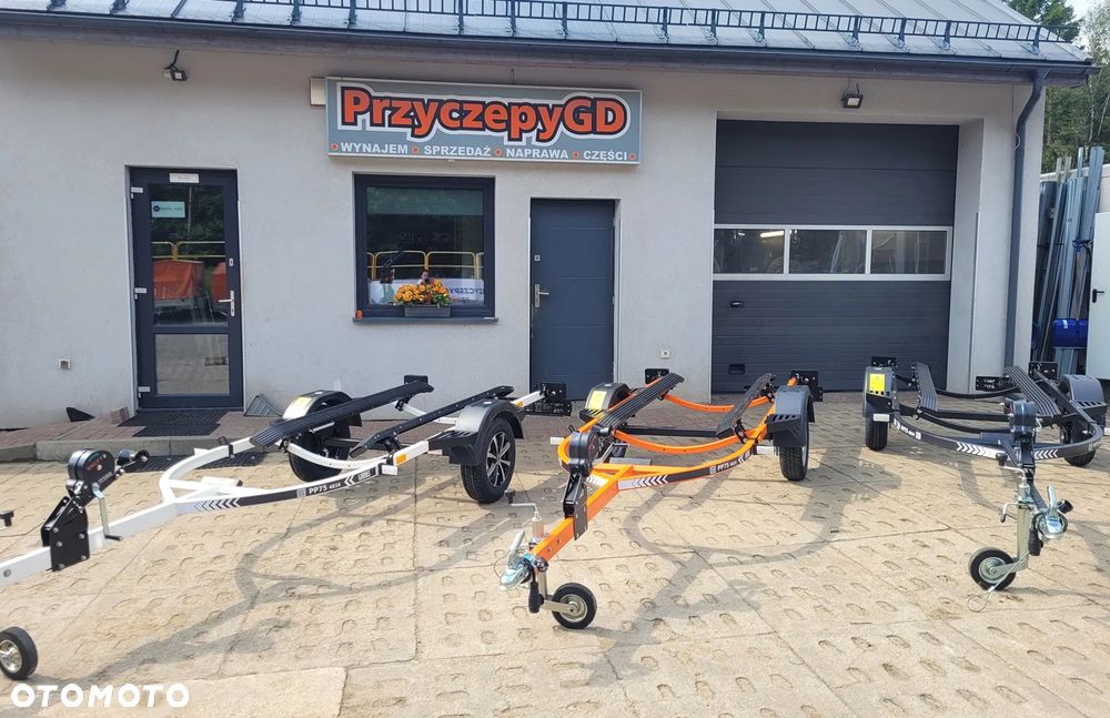 Lorries Przyczepa KOLOR JET PP-4816 pod skuter wodny odchylane światła LED  lekka - 1