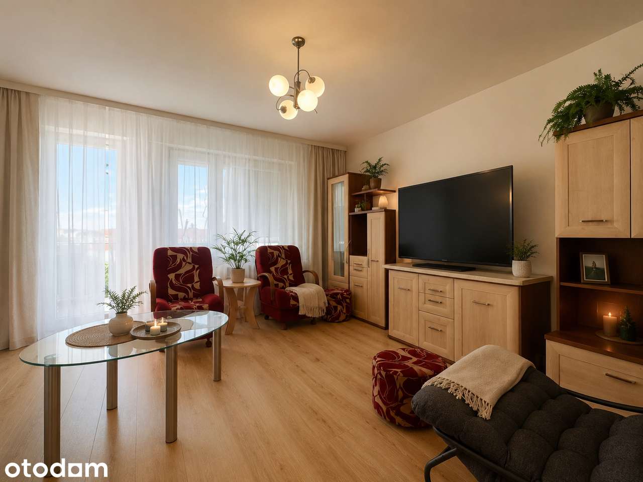 3 pokoje, 58,5 m², balkon, piwnica, Baranówka, ul.Osmeckiego