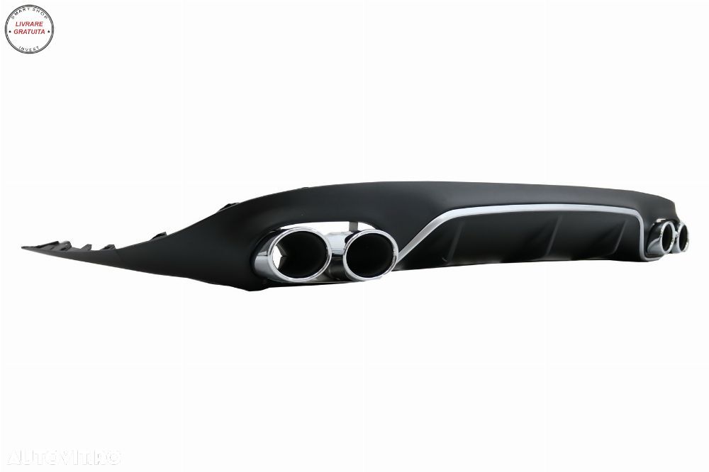Difuzor Bara Spate cu Grila Centrala Mercedes E-Class C238 AMG Sport Line (2016+) - livrare gratuita - 4