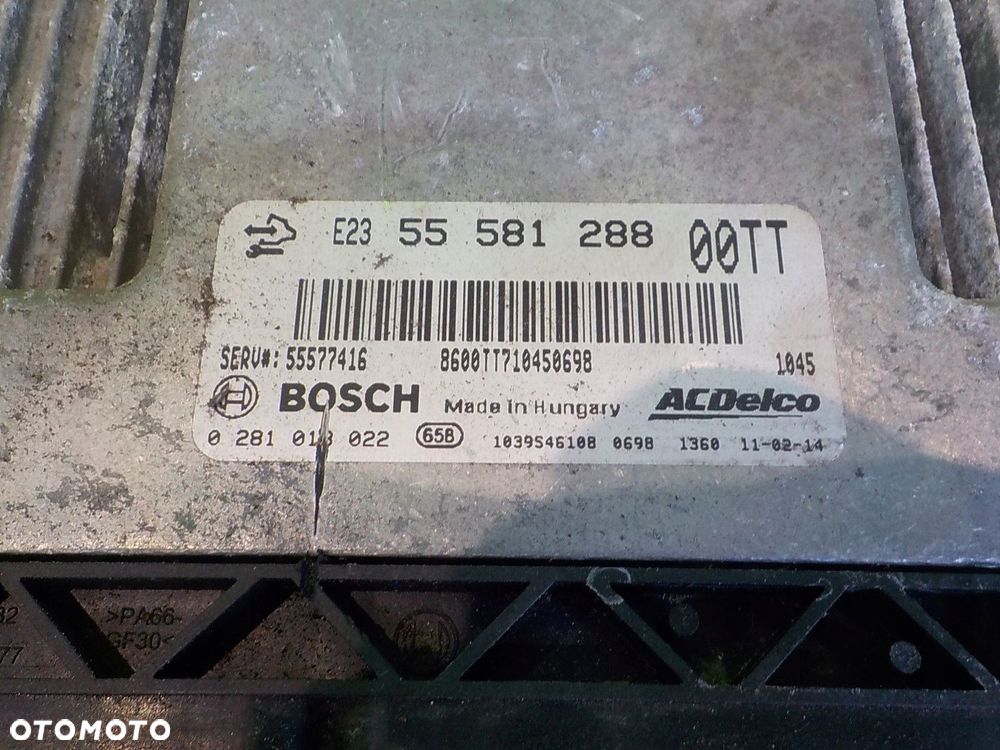 OPEL CORSA D LIFT 1.3 CDTI 11r 5D sterownik komputer silnika 55581288 - 9