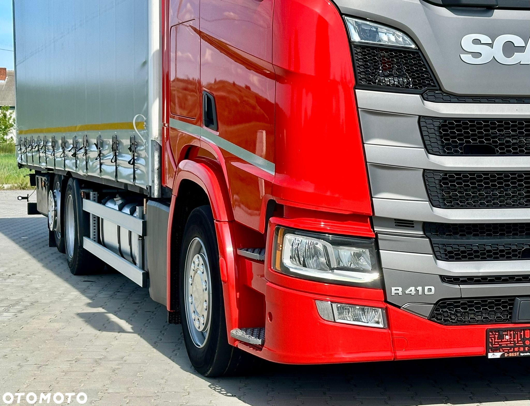 Scania R410 / FIRANKA / 21 EUROPALET / 8.5 M DŁUGOŚCI / 6x2 / PODWIESZANA I SKRĘTNA OŚ / AUTOMAT / SYPIALKA / 12.2020 ROK - 17