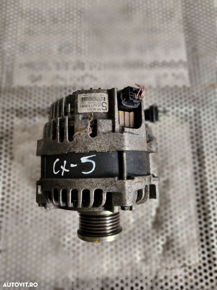 Alternator Mazda CX5 CX-5 An 2013-2014-2015-2016-2017 2.2 Diesel Skyactiv Cod SH01 A2TX3081 Dezmemb - 5