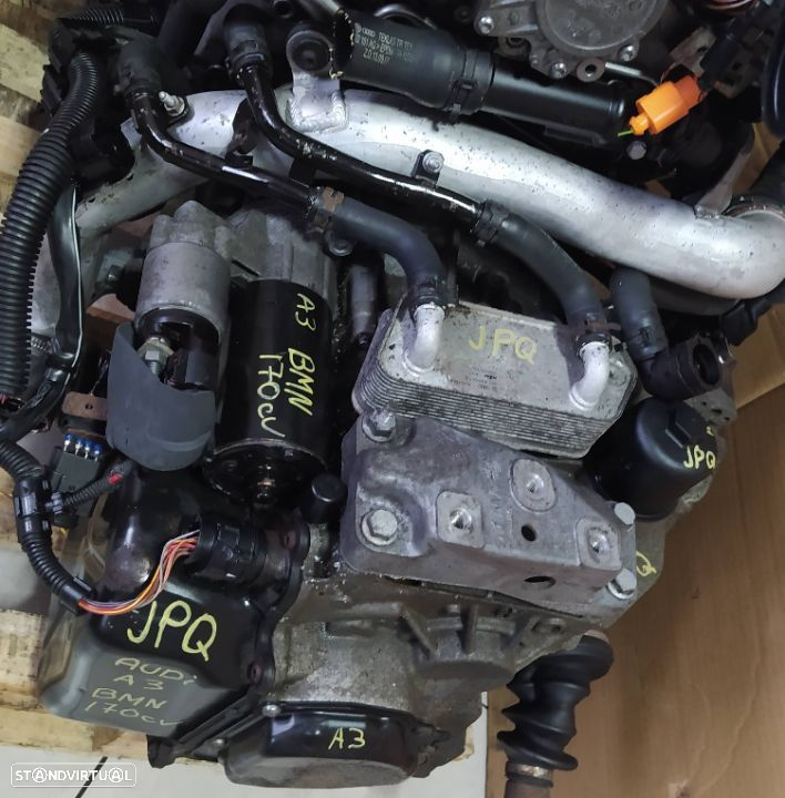 motor audi A3 2.0tdi 170cv Bmn - caixa automatica DSG 6v JPQ - 7