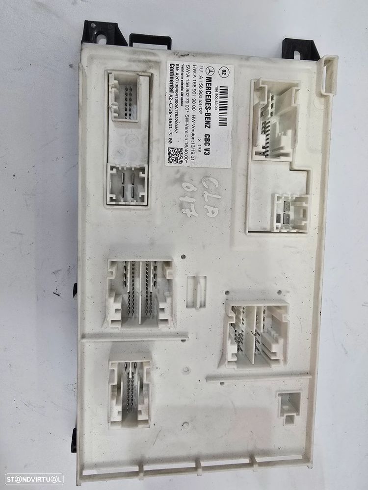 Unidade de controle SAM / caixa de fusíveis  Mercedes CLA 2017 ref: 1569005303 - 2