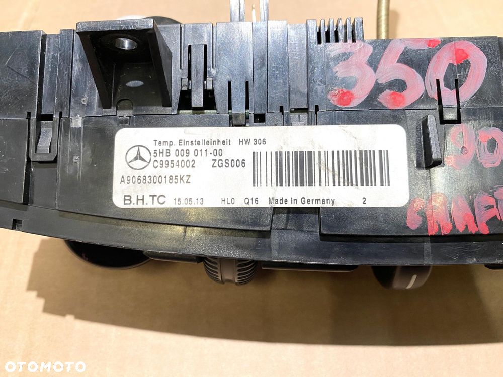 SPRINTER 906 VW CRAFTER 06- PANEL STEROWANIA NAWIEWU ORYGINALNY - 6