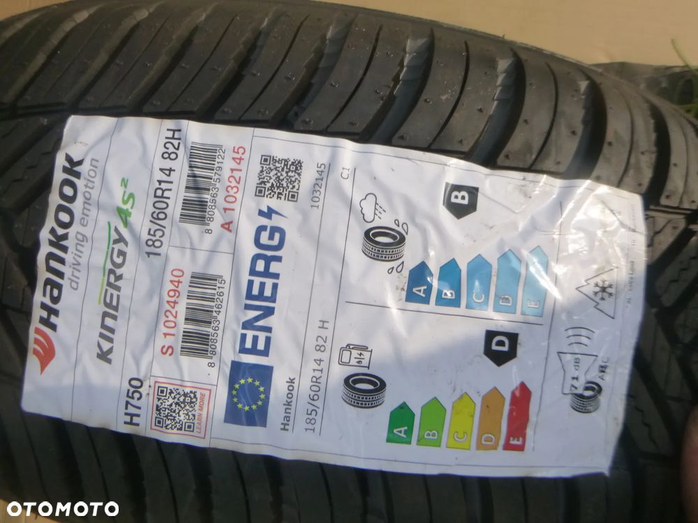 2x nowa opona 185/60 R14 HANKOOK KINERGY 4S2 H750 82H całoroczna - 2