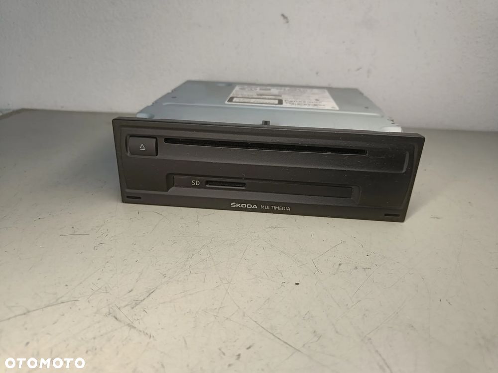 Czytnik kart Skoda Octavia 3 III Jednostka Radia Radio 5E0035842A - 4