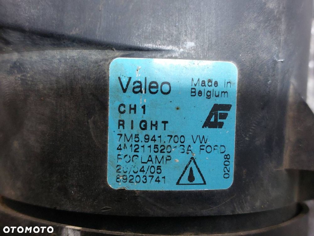 HALOGEN LEWY + PRAWY + RAMKI FORD GALAXY MK1 LIFT 7M5941700 7M5853683C - 3