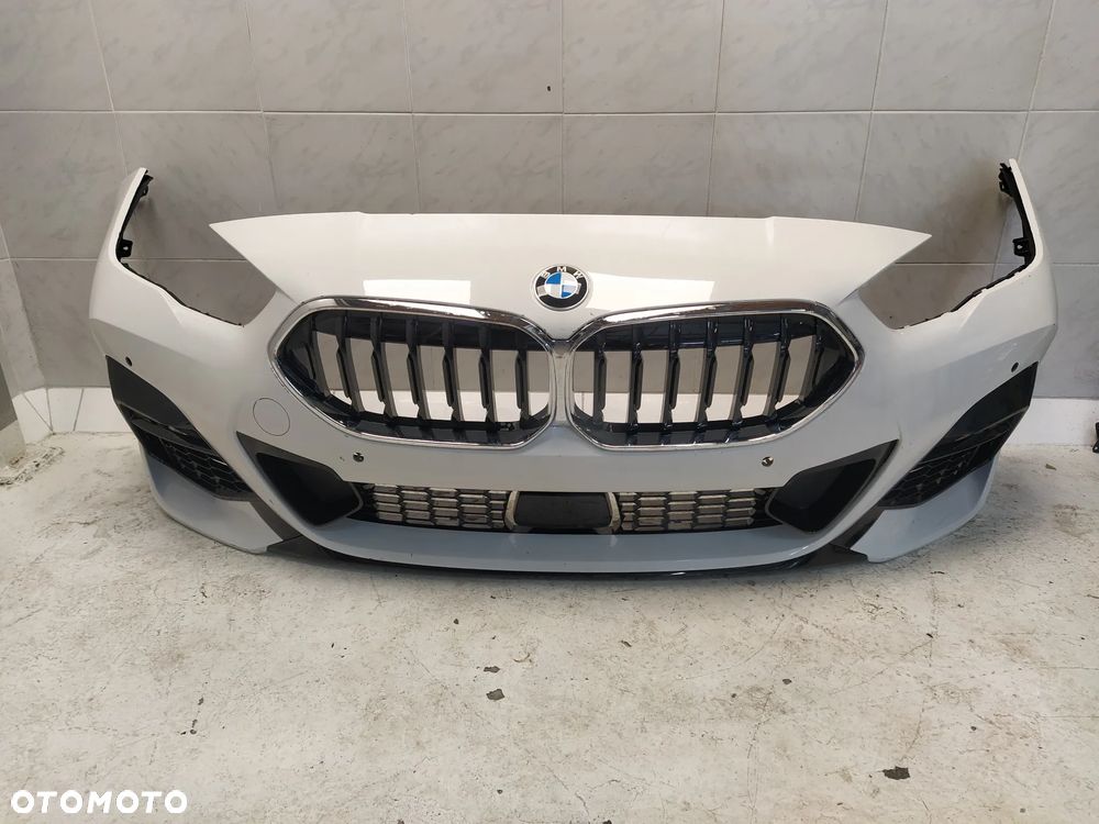 BMW 2 F44 M PAKIET GRAN COUPE ZDERZAK PRZÓD PRZEDNI 6xPDC GRILL ATRAPA CHŁODNICY ZNACZEK HALOGENY ORYGINAŁ - 2
