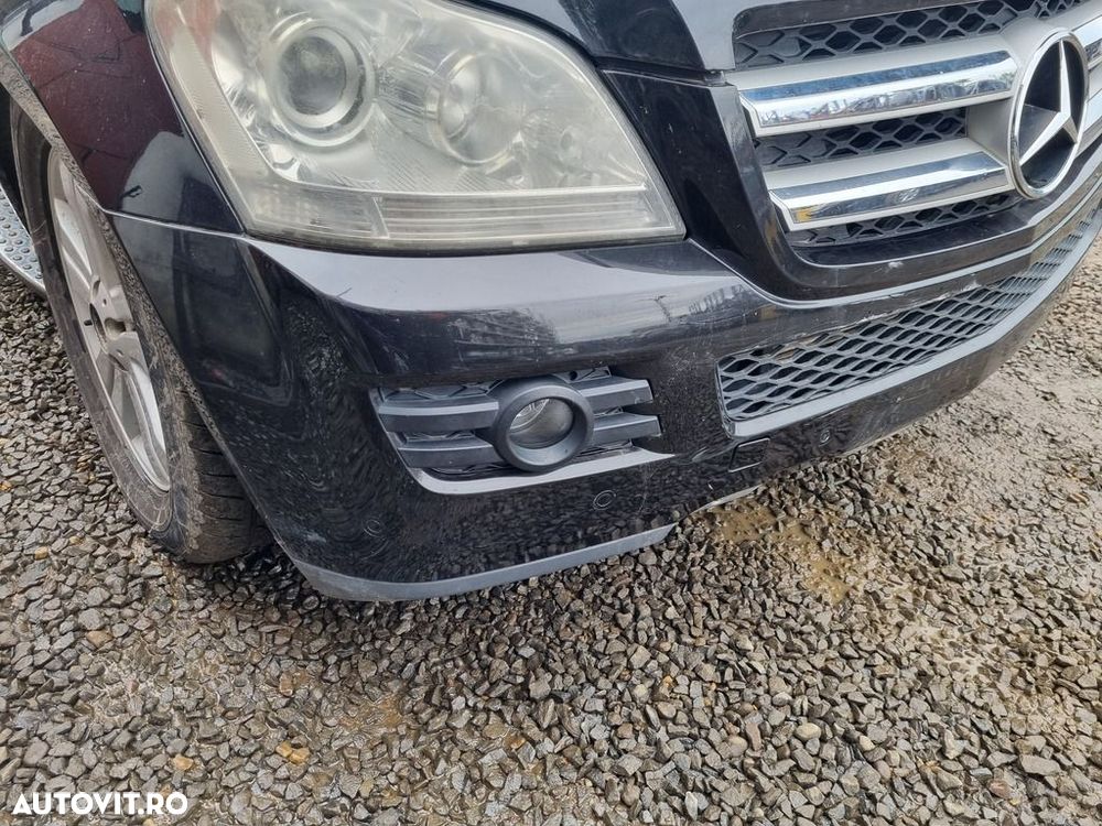 Bara fata Mercedes GL X164 2006 - 2008 Obsidian Black Metallic C197 (1266) model fara ... - 2