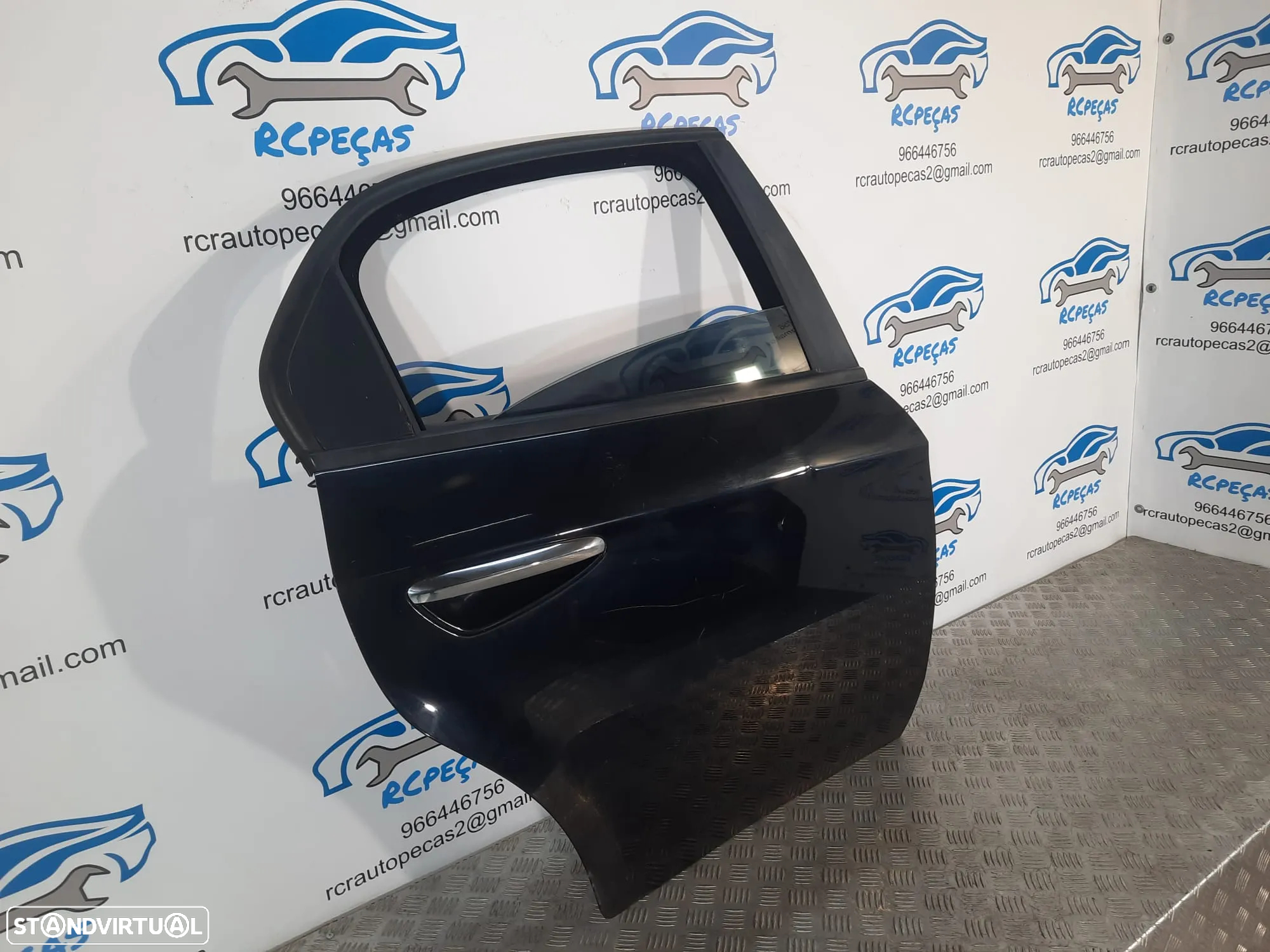 PORTA TRASEIRA TRÁS DIREITA ALFA ROMEO 159 SEDAN CARRO FECHO ELEVADOR MOTOR PUXADOR VIDRO - 2