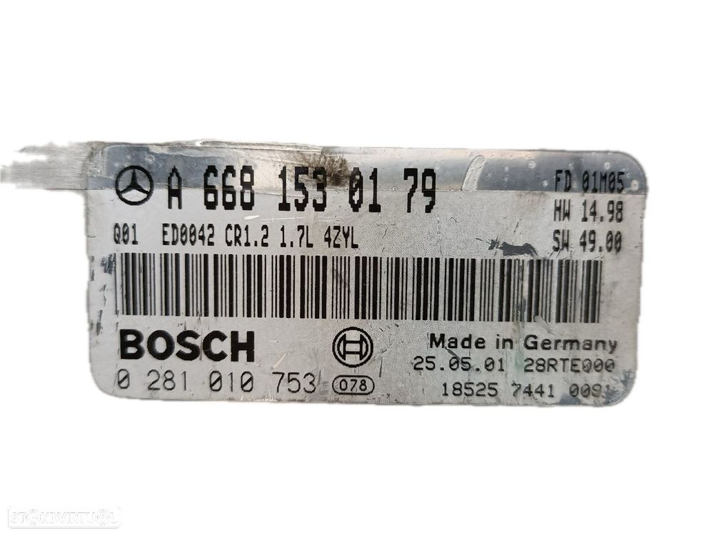 Centralina Motor Mercedes-Benz A-Class (W168) - 2