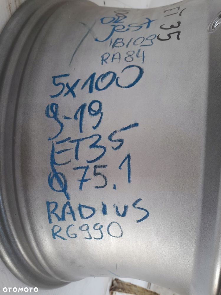 Felga aluminiowa Radius R6990 9.0" x 19" 5x100 ET35 - 6