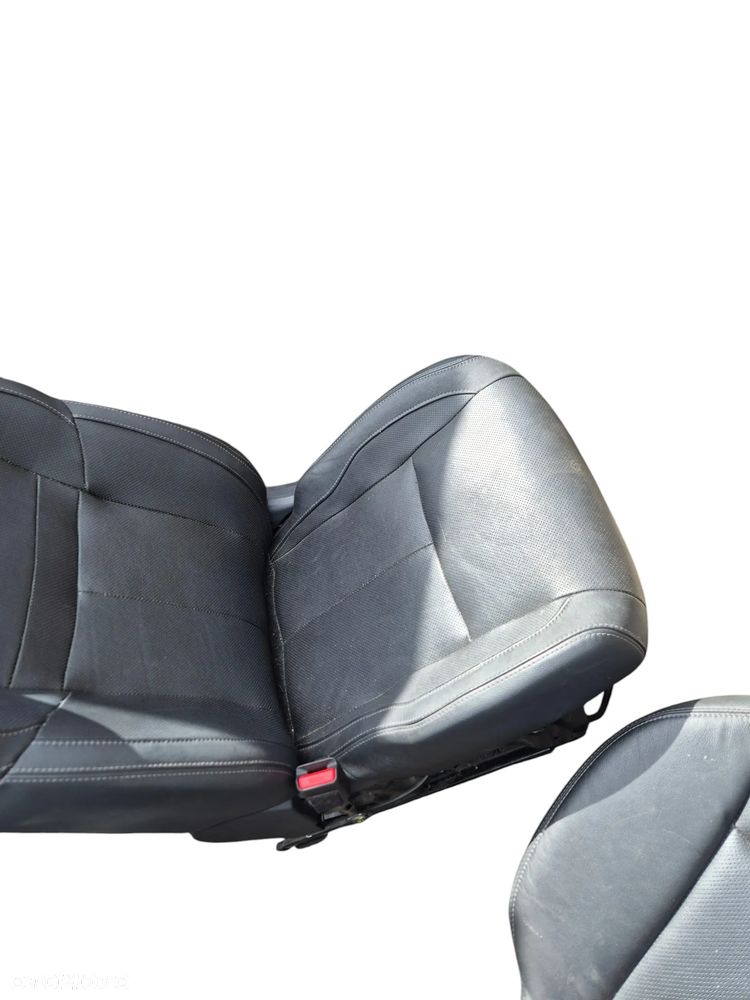 Fotele siedzenia kanapa tył  Nissan Qashqai J11  Skóra - 14