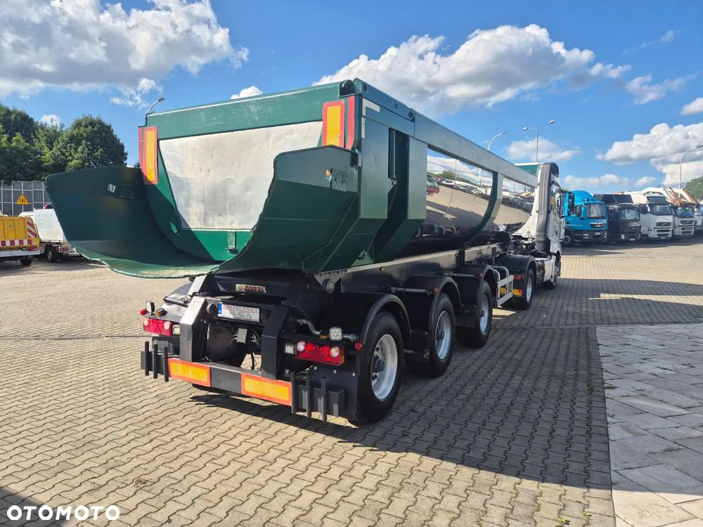 Zorzi 46S095 PRS / WANNA / PODGRZEWANA / WYWROTKA / INOX / HARDOX / PRZESUWNY TYŁ / 3 OSIE / WIELKA ŁADOWNOŚĆ 34TON / DO ASFALTU - 8
