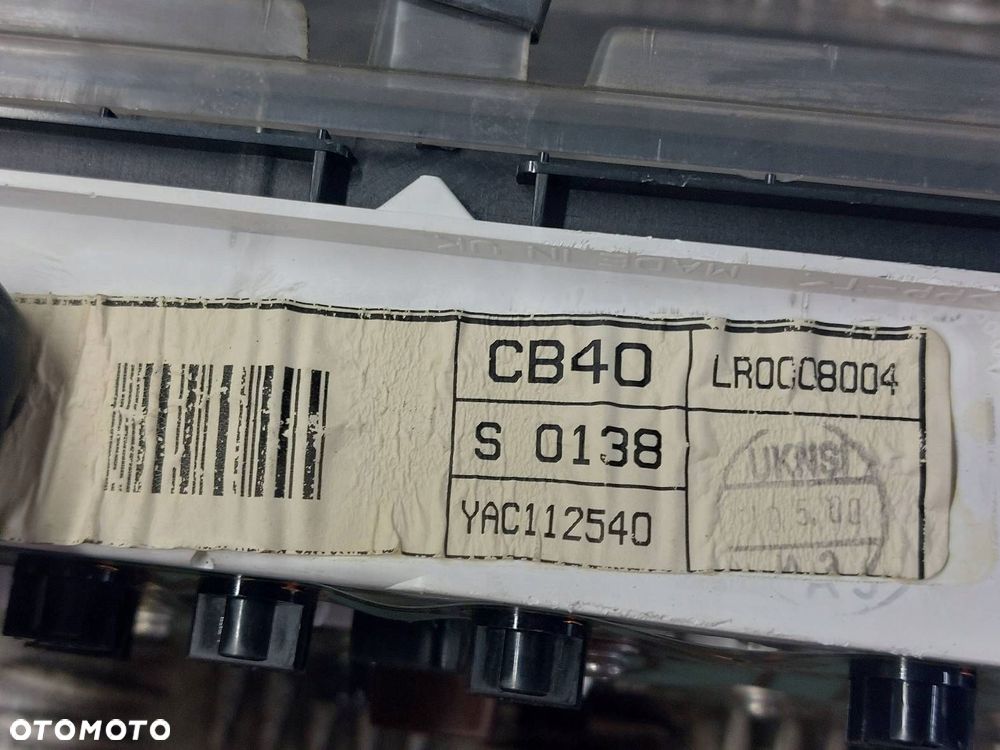 LICZNIK ZEGARY LAND ROVER FREELANDER I 2.0 TD YAC112540 YWY100460 - 5