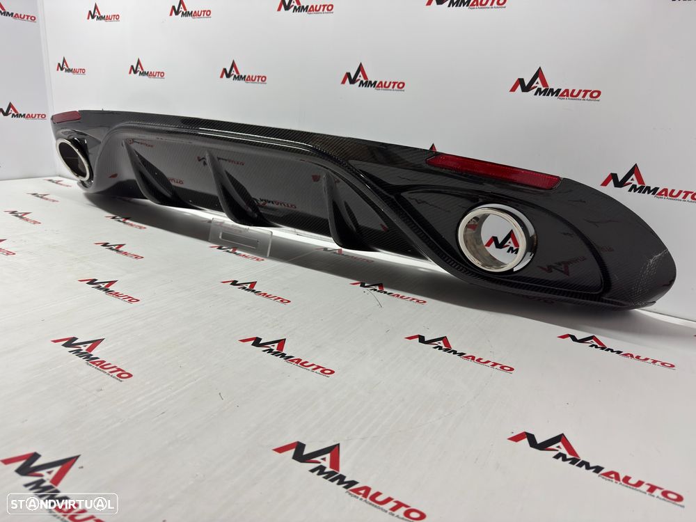 Difusor Traseiro Alfa Romeo Giulia Sport Saloon Carbono - 2