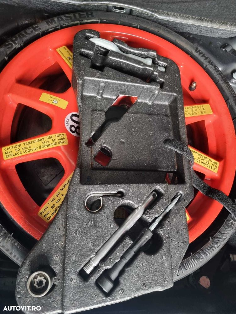 Kit roata rezerva pe 18 nefolosita VW Touareg 7p dimensiuni 195/75-18 - 3