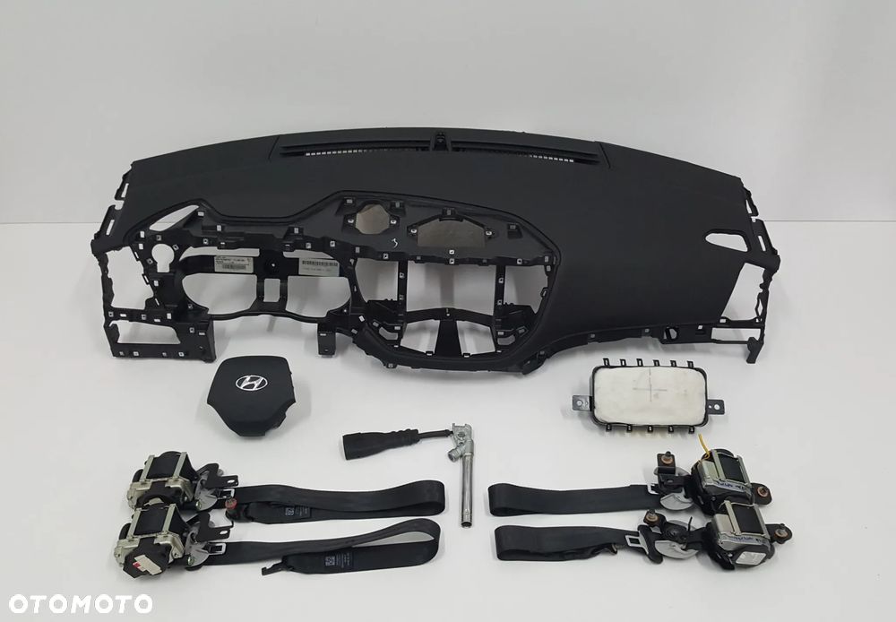 HYUNDAI TUCSON DESKA ROZDZIELCZA KONSOLA KOKPIT PULPIT PODUSZKI AIRBAG AIR BAG PASY KIT SET - 1