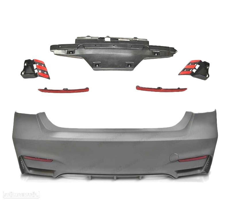 PARA-CHOQUES TRASEIRO BMW F30 LOOK M3 - 3