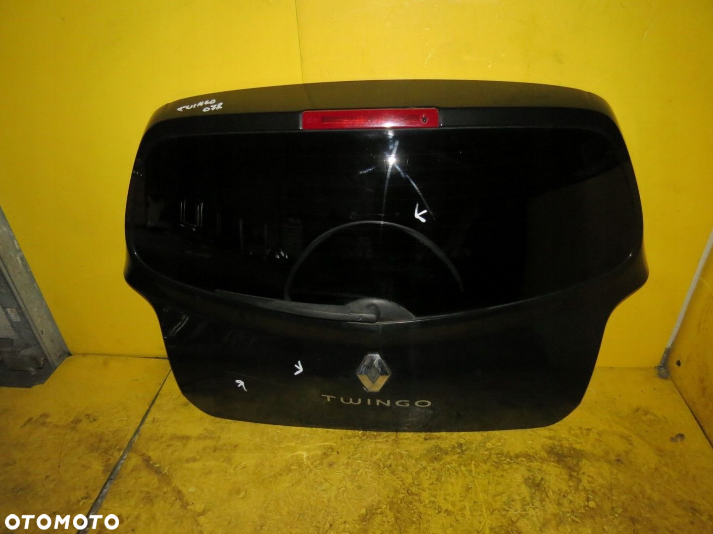 RENAULT TWINGO 2 II SZYBA KLAPA BAGAŻNIKA NV676 07-11 - 2