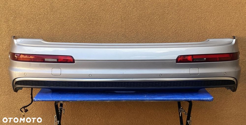 AUDI SQ7 4M LZ7G ZDERZAK TYŁ TYLNY KOMPLETNY 6 x PDC HAK RADAR / ORYGINAŁ - 1