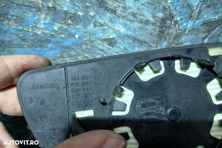 Sticla oglinda stanga ZB408111 ZB408111 Audi A4 B7 [2004 - 2008] Avan - 3