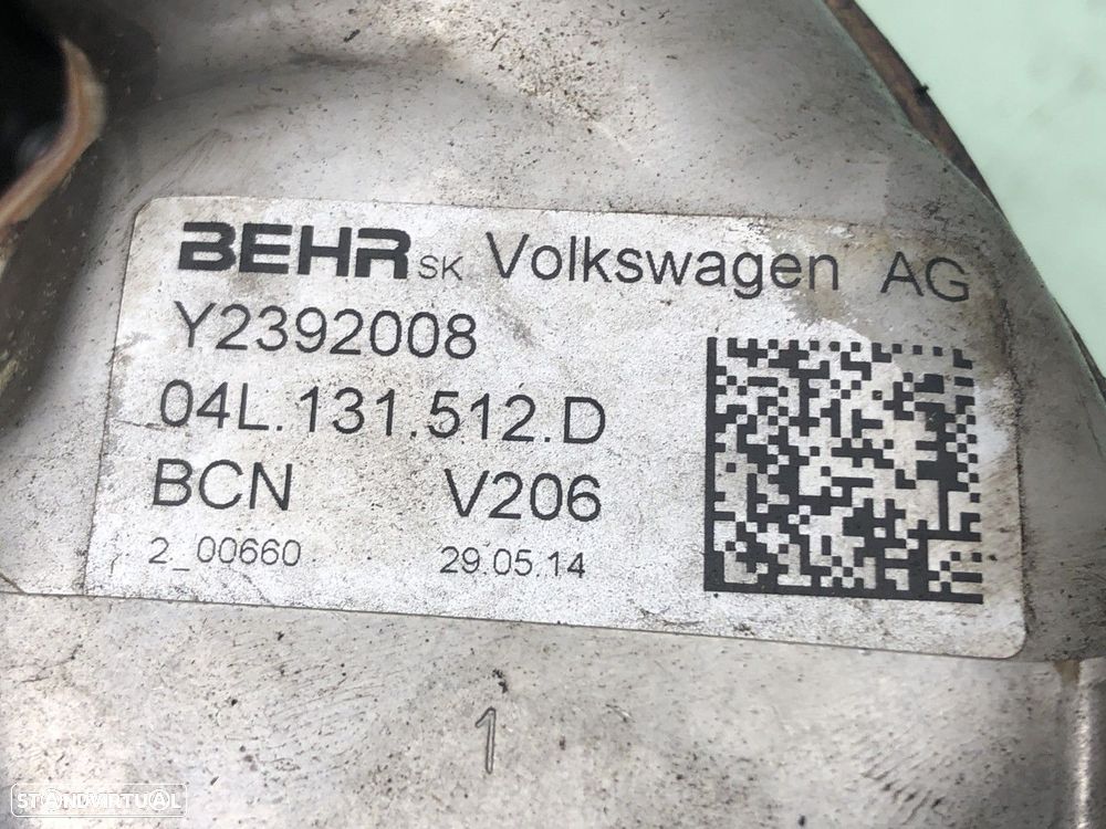 Válvula EGR + Radiador EGR VW GOLF VII (5G1, BQ1, BE1, BE2) 1.6 TDI 2012 Ref. 4L... - 5
