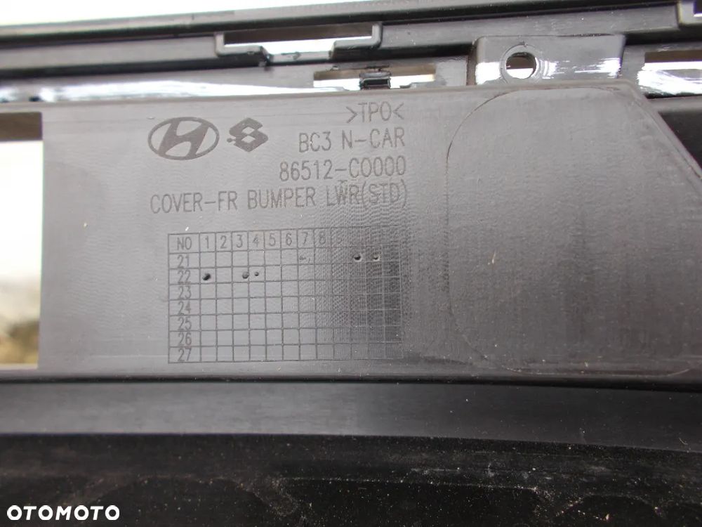HYUNDAI I20 N-LINE SPOILER ZDERZAKA DOKŁADKA PRZÓD 86512-C0000 - 6