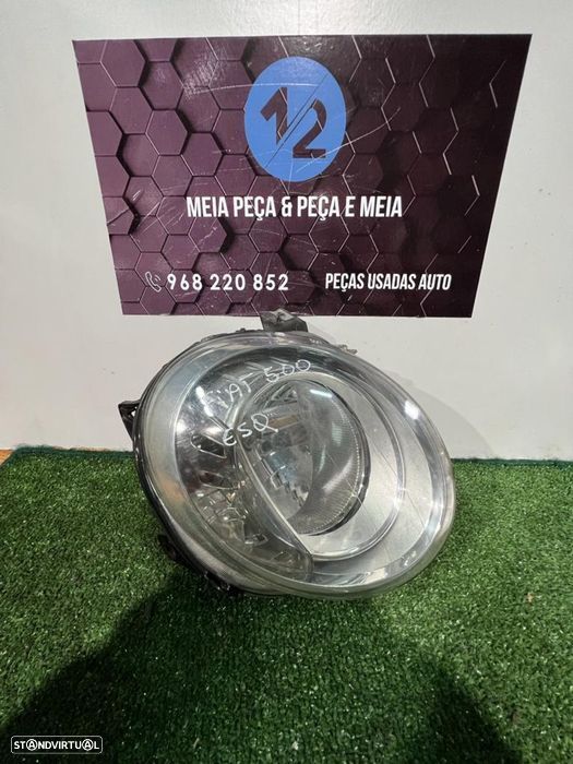 Farol frente esquerdo Fiat 500 - 1