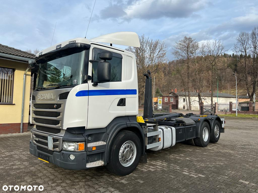 Scania R440 hakowiec, 6x2, MEILLER, pilot, 490 t.km.! - 7