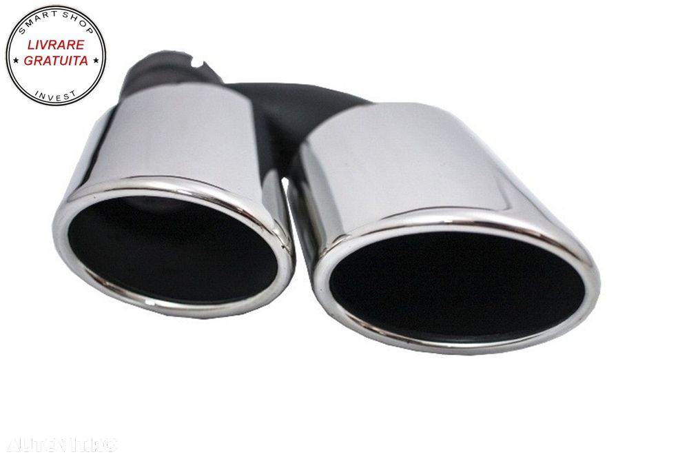 Difuzor Bara Spate cu Ornamente toba Audi A3 8V Facelift Sedan Convertible (2016-2- livrare gratuita - 10