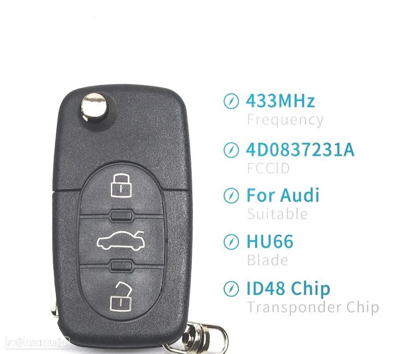 CHAVES COMPLETA AUDI A3 97-03 A4 99-01 A6 98-05 A8 94-03 TT 99-02 - 1