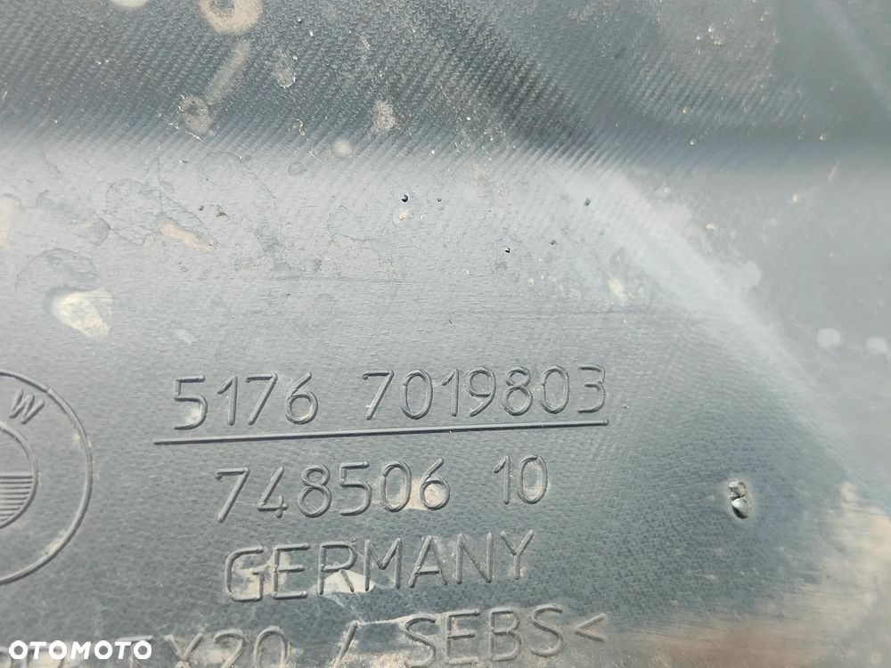 BMW F10 F11 Osłona komory silnika maskownica lewa prawa 7019803 7019804 - 6
