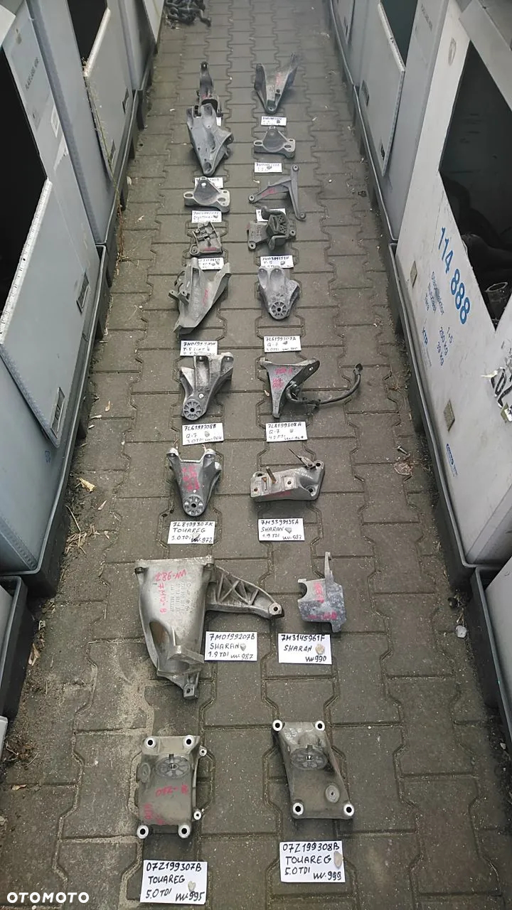 VW ŁAPY NR650-1300 ALUMINIOWE VOLKSWAGEN AUDI SEAT SKODA ŁAPA MOCOWANIE PODSTAWA - 19