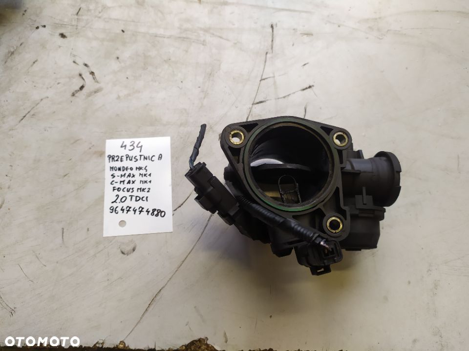 PRZEPUSTNICA MONDEO MK4 S MAX 2.0 TDCI 9647474880 - 4