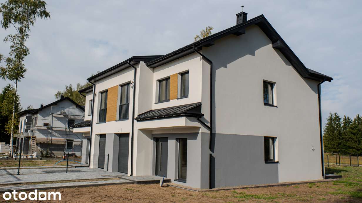 Nowy bliźniak 115 m² | duże okna | ogród | Kozerki I ODDANY - Pełny obrazek: 4/14