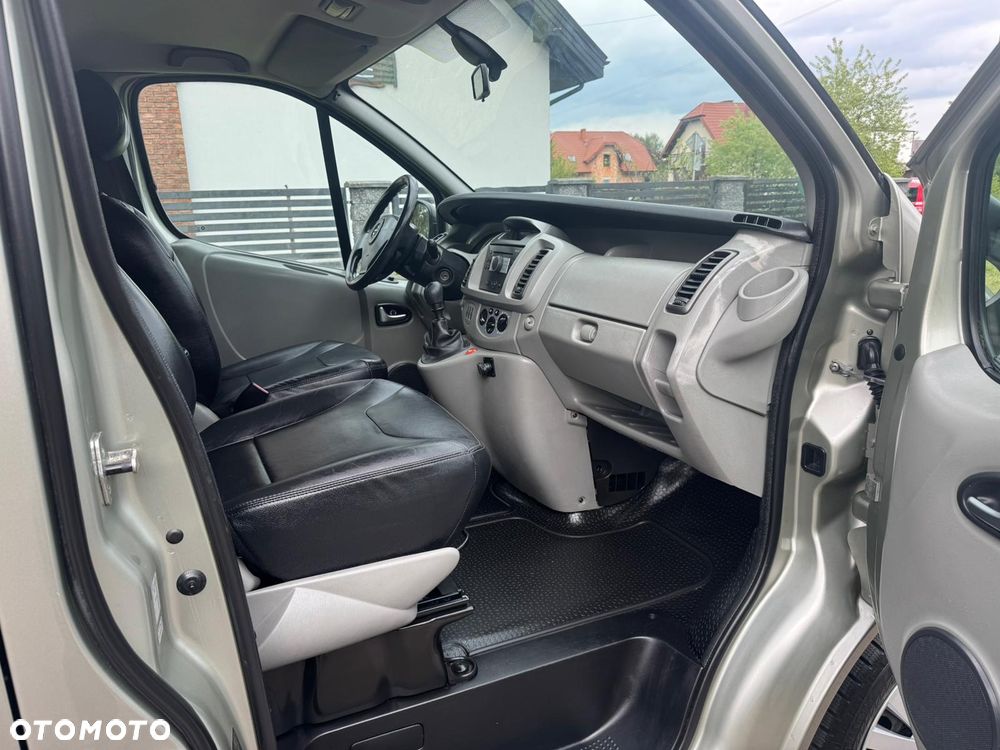 Opel VIVARO L2H1 Długi Klima Elektryka Skóry Dubel Kabina 6os Brygadówka Hak - 16