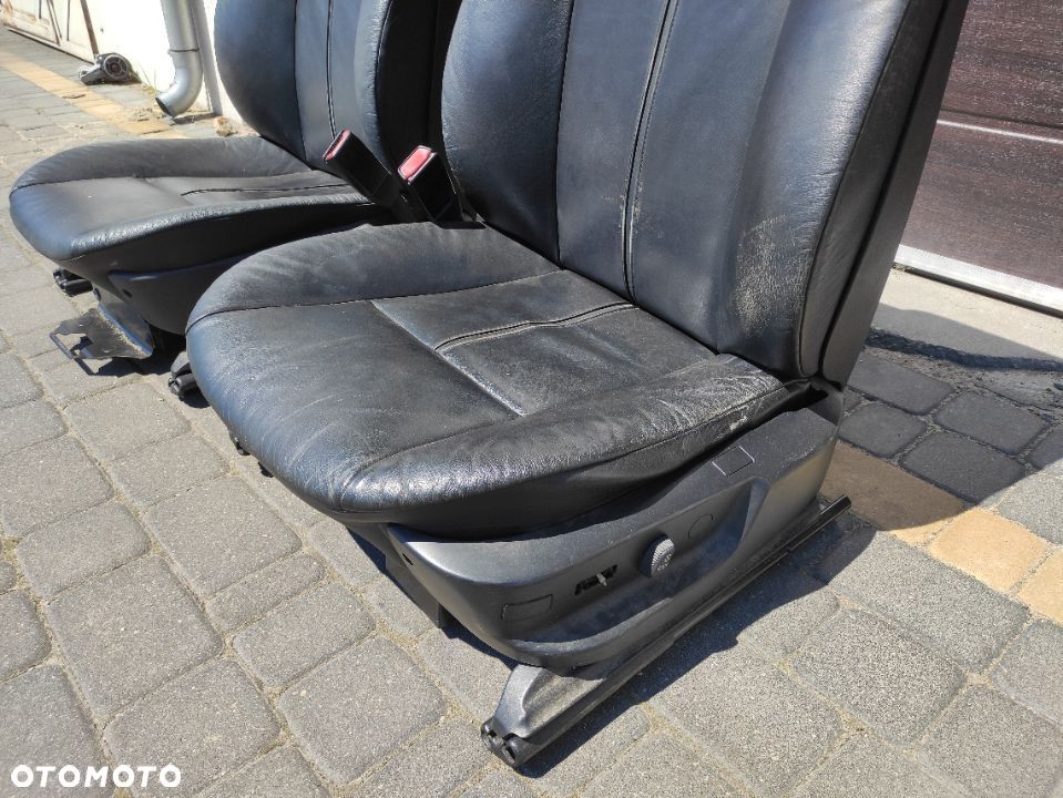BMW E39 Kombi Tapicerka Skóra Fotele Boczki Kanapa Grzane Europa - 6