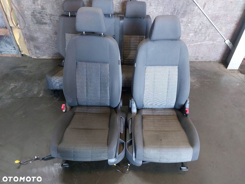 FOTELE KOMPLET LEWY PRAWY KANAPA TYŁ + BOCZKI VOLKSWAGEN GOLF V PLUS - 11