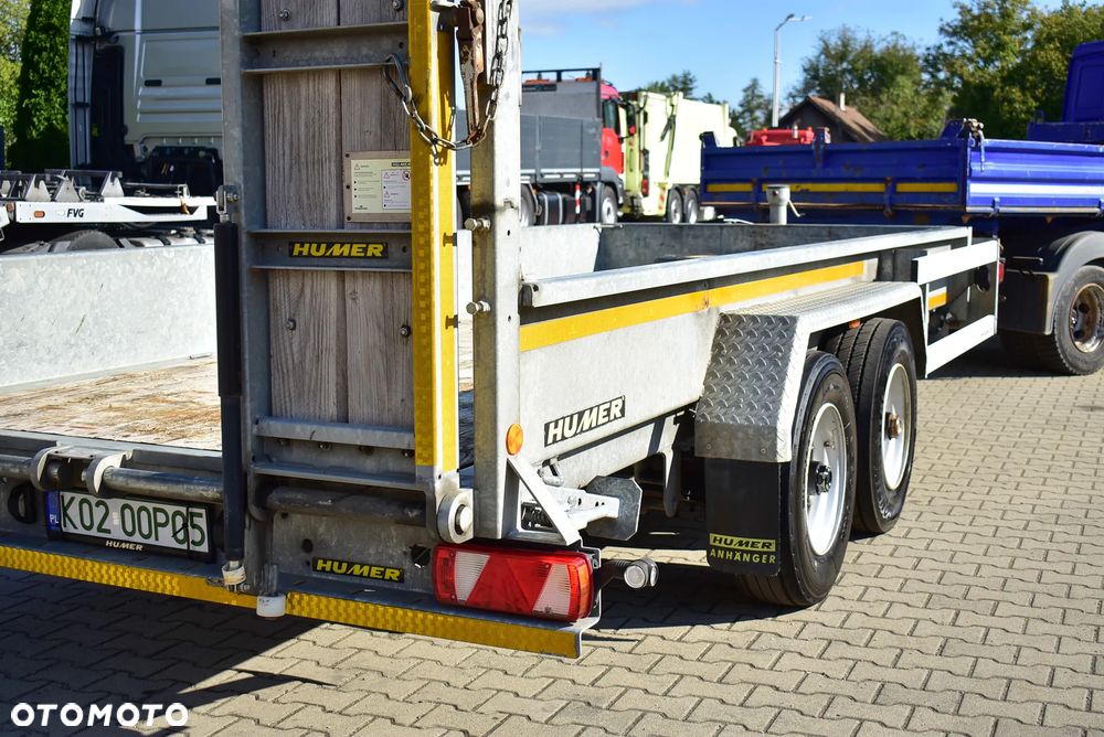 Humbaur /Humer przyczepa do przewozu maszyn budowlanych DMC : 8900 Kg / OCYNK/ Regulowane najazdy / Sprowadzona ! - 16