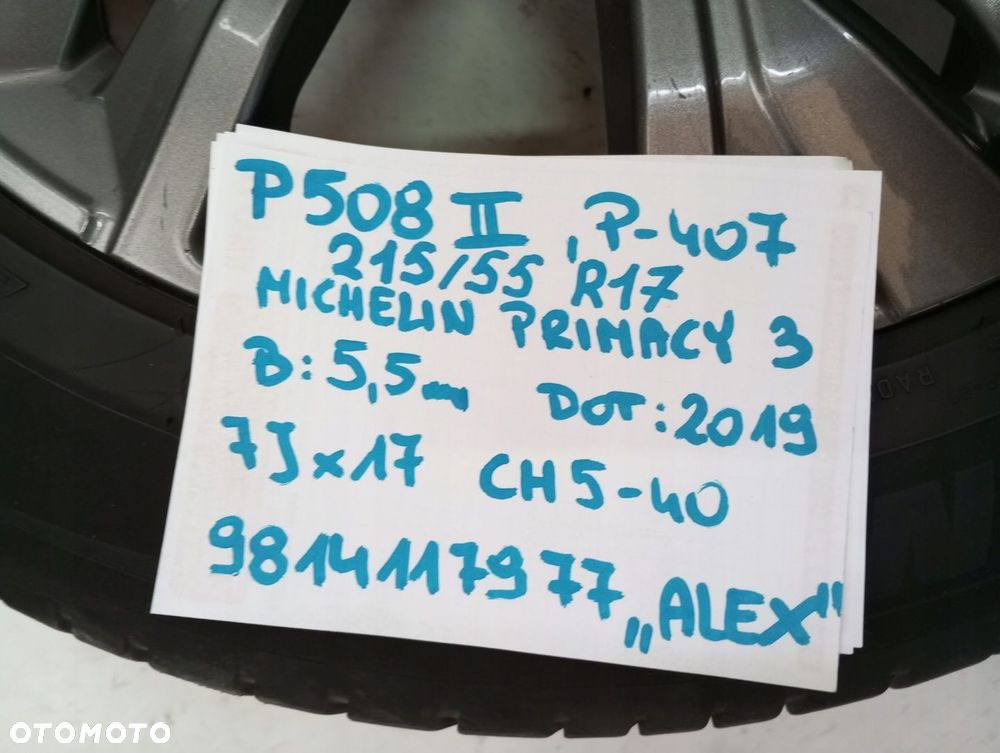 Koła felgi opony PEUGEOT 508 II 19r R17 - 12