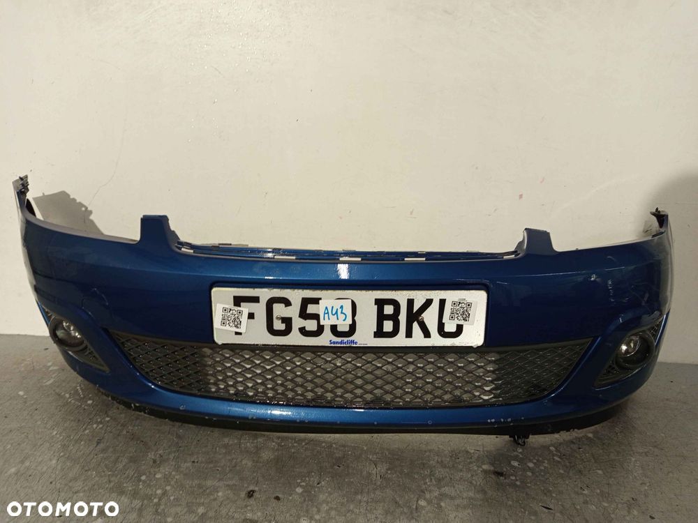 + ZDERZAK PRZÓD PRZEDNI DO FORD FIESTA MK.6 6 VI LIFT FL C6 NIEBIESKI HALOGENY - 1