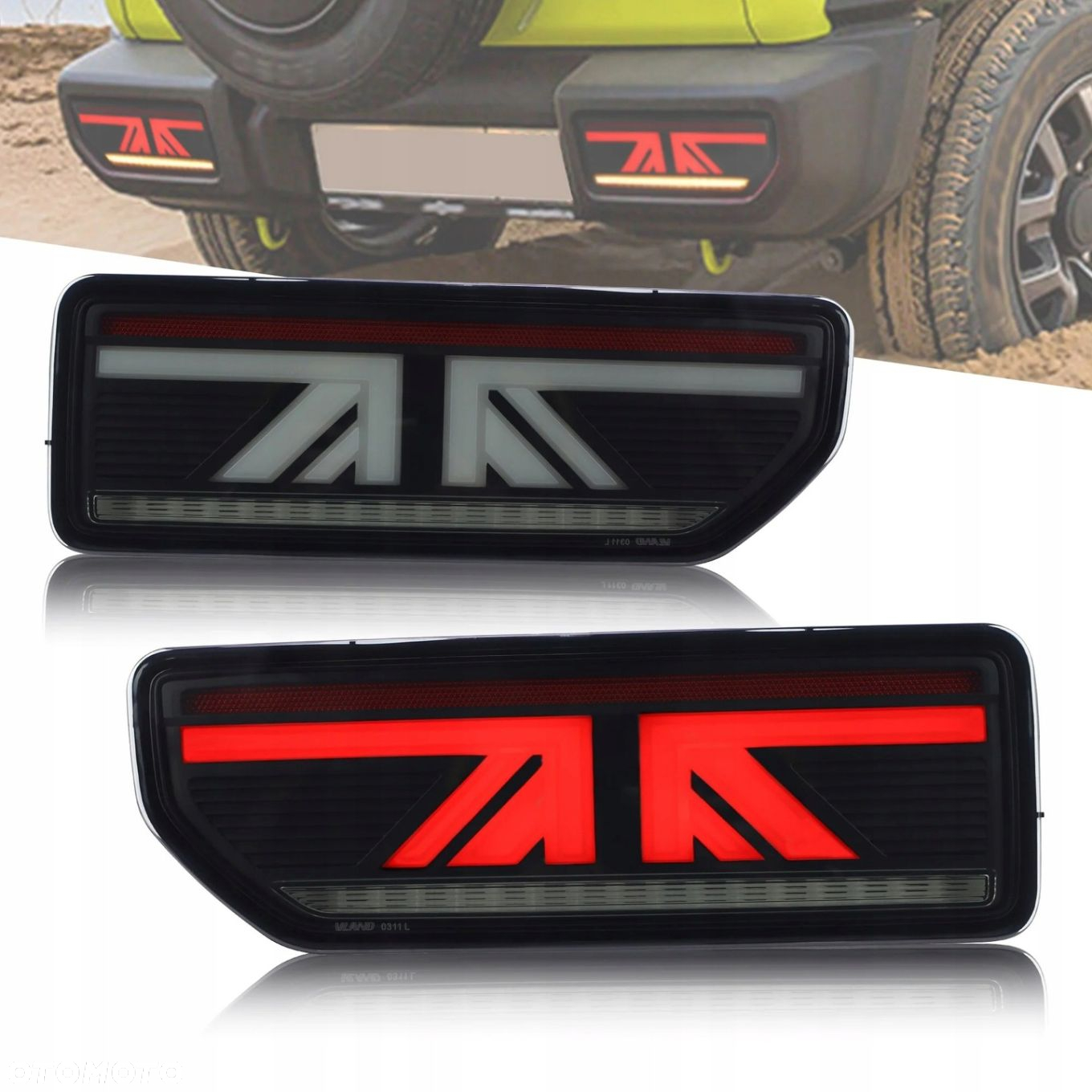 Lampy tyl ne kpl Vland Full Led Neon Tuning Suzuki Jimny II 2 2018-2025 - 5